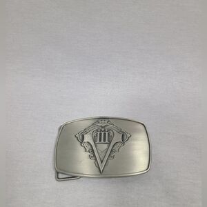 Assassins Creed Belt Buckle III 3 Limited Collector's Edition Silver Tone Logo